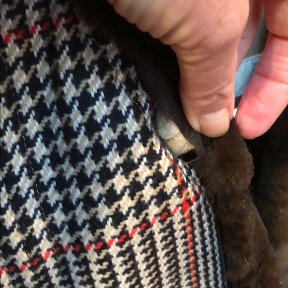 Miss Valentino swing coat. Mink trim. - Picture 7 of 7